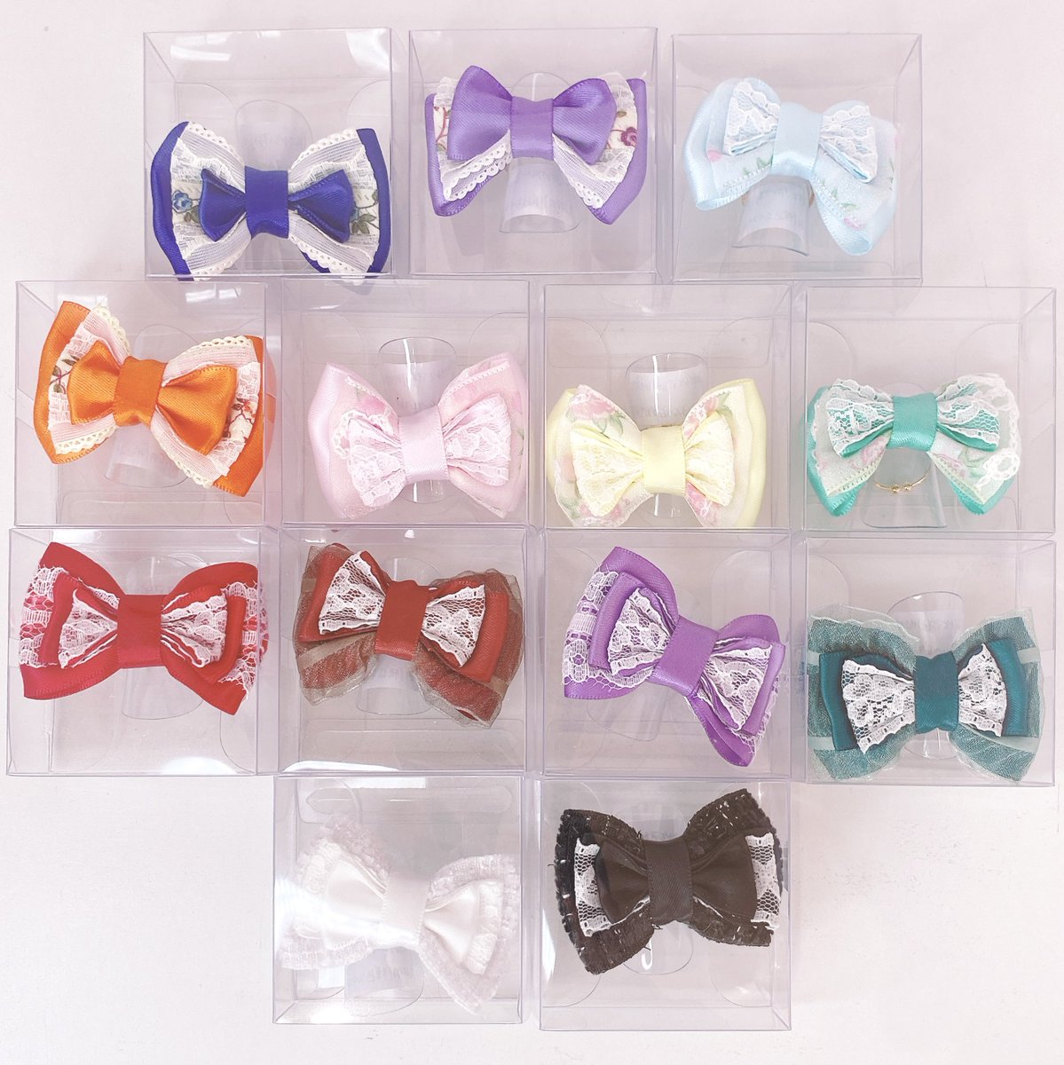 Kawaii__Stars's tweet image. Kawaii☆Stars SHOP🩷
リボン祭り🎀推し色大集合🌈

11/25
ただ今の店舗状況です♡

プシュケとワルツをさま
〈 @Waltz_with_Psyc 〉

華やかなレースに一粒いちご🍓
花柄がガーリーなヘッドドレスや
おリボンたち🎀💕
推し色も見つかる🌈リングまで💍

あなたにロマンチックな冬の…