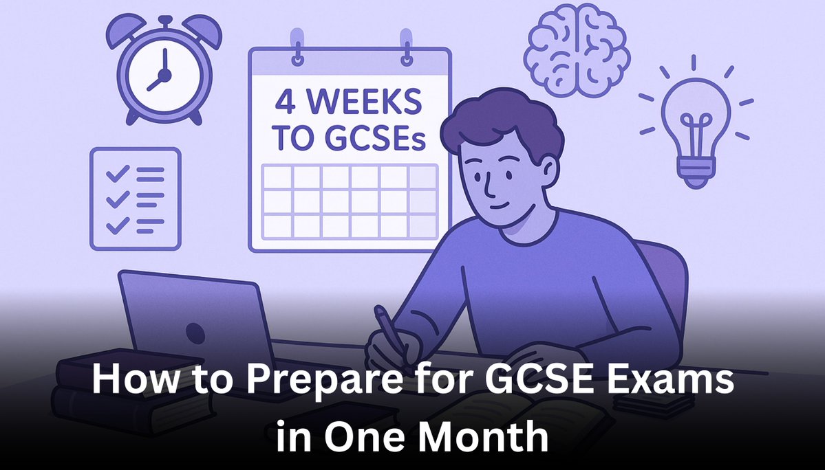 rsremotetutor's tweet image. Only a month left before GCSEs?
Here’s a complete 4-week revision plan with UK-based exam timelines, active recall, spaced repetition, past paper methods, and well-being tips.
Guide → rsremotetutoring.co.uk/gcse/revise-gc…
#GCSE #StudyTips #RevisionPlan