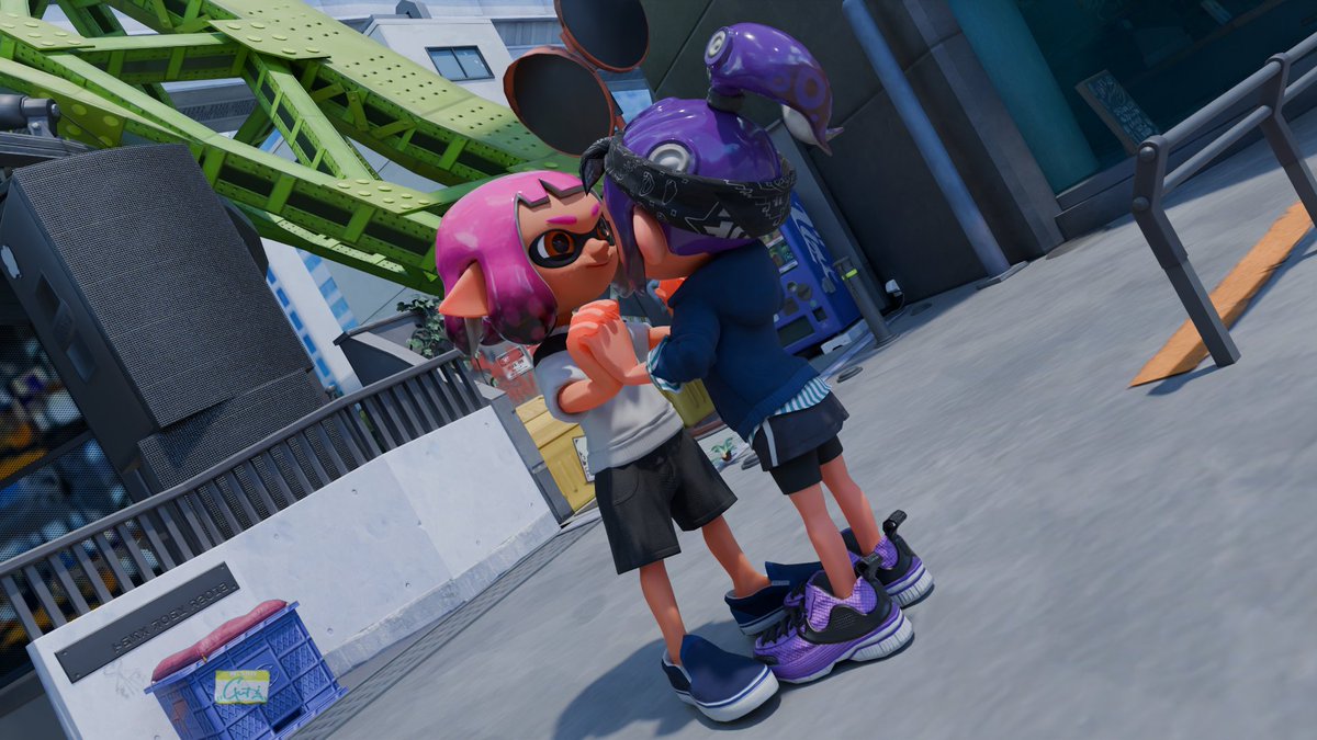 MayuBamBow4K's tweet image. 🩷💜 OCS of @JyojiriiinComms 
#Splatoon #Blender #Blender3d #splatoonart