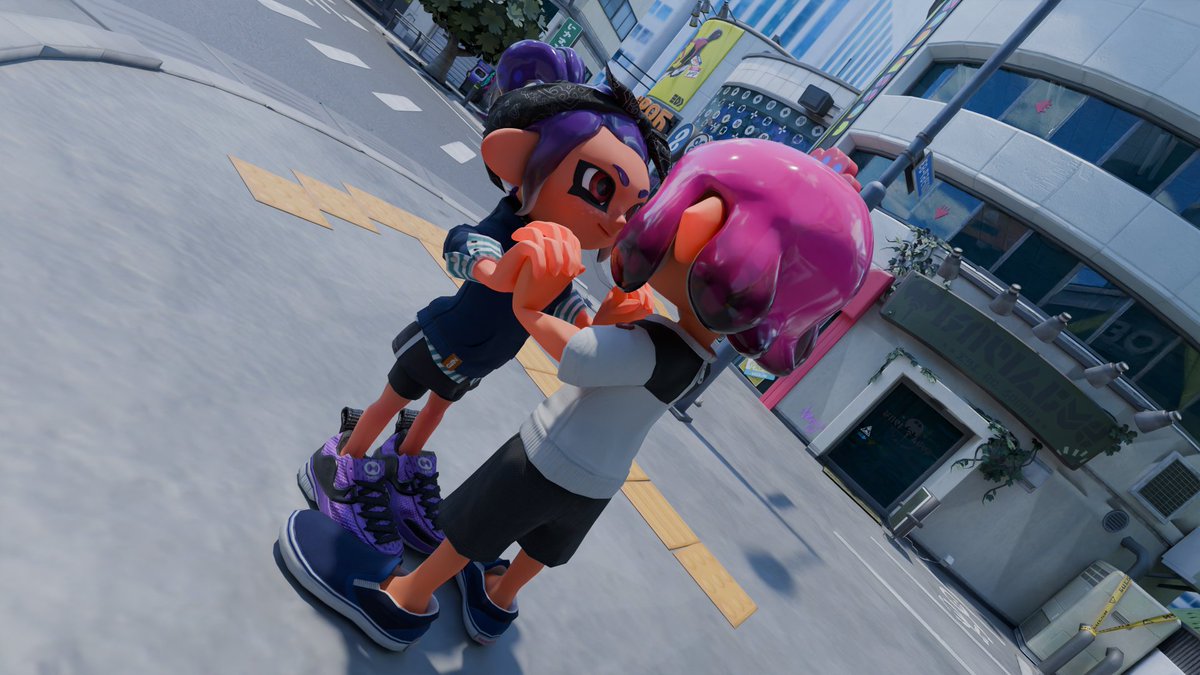 MayuBamBow4K's tweet image. 🩷💜 OCS of @JyojiriiinComms 
#Splatoon #Blender #Blender3d #splatoonart