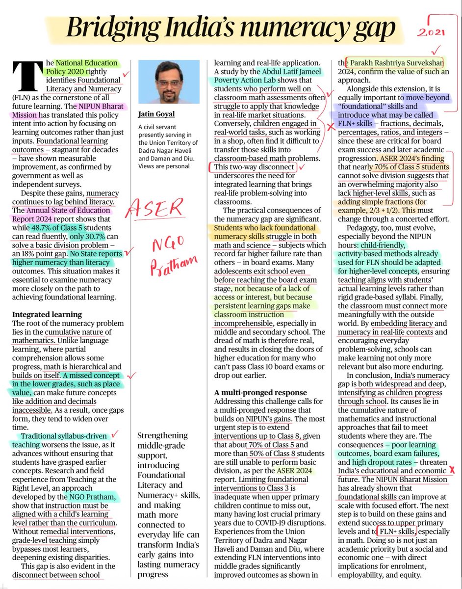 StudyRules12's tweet image. #education
#upsc
#UPSCPrelims2026 
#currentaffairs
 #NEP
#NIPUN 
#ASER