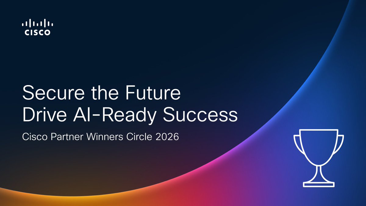 The journey begins! #PartnerWinnersCircle 2026 is officially launched - your chance to compete and grow. Meet your booking targets in Security and Networking to qualify for exclusive rewards and unforgettable experiences.  

Let's go! cs.co/60167WqP8