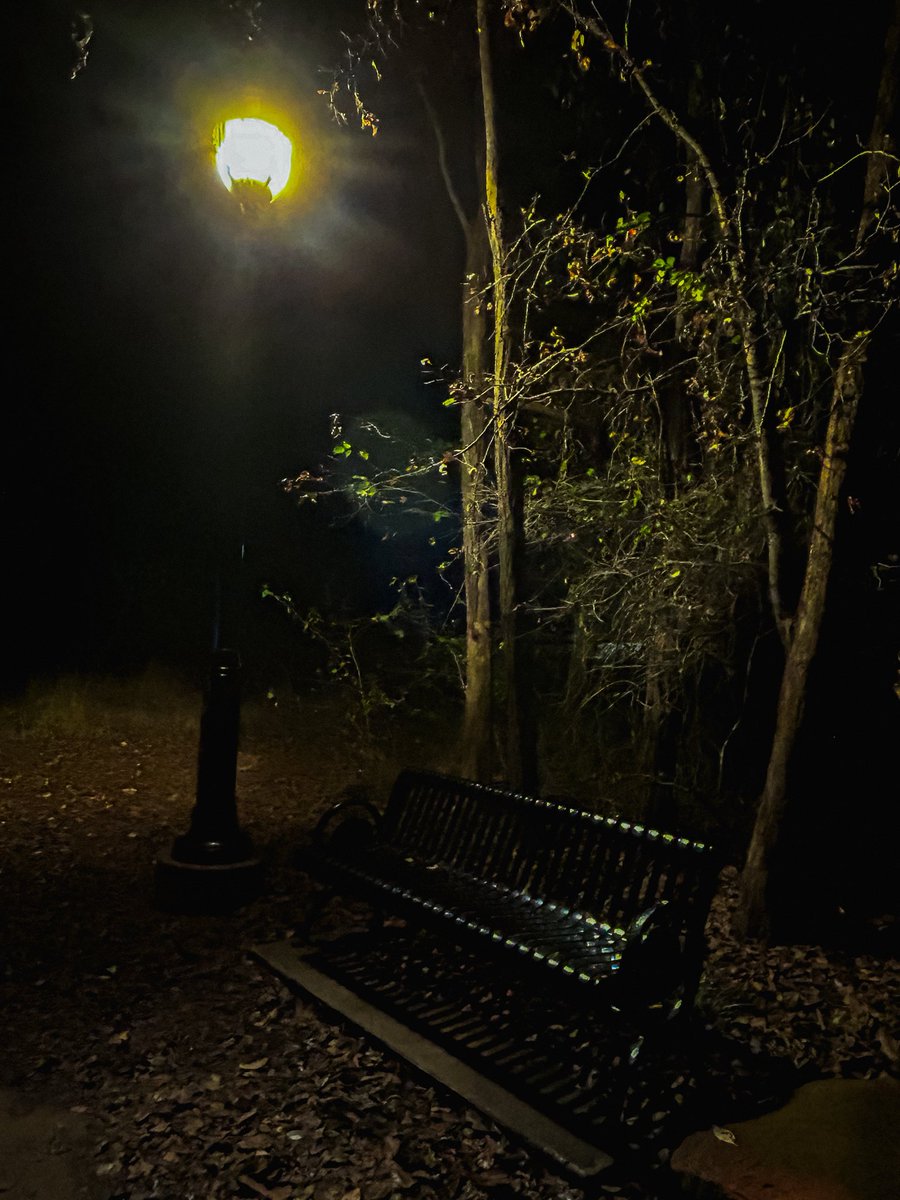 CrossTBlog's tweet image. We went to see the lights tonight in Yukon. My favorite part was walking around the back side trail and getting some night photos. The lights were great too.