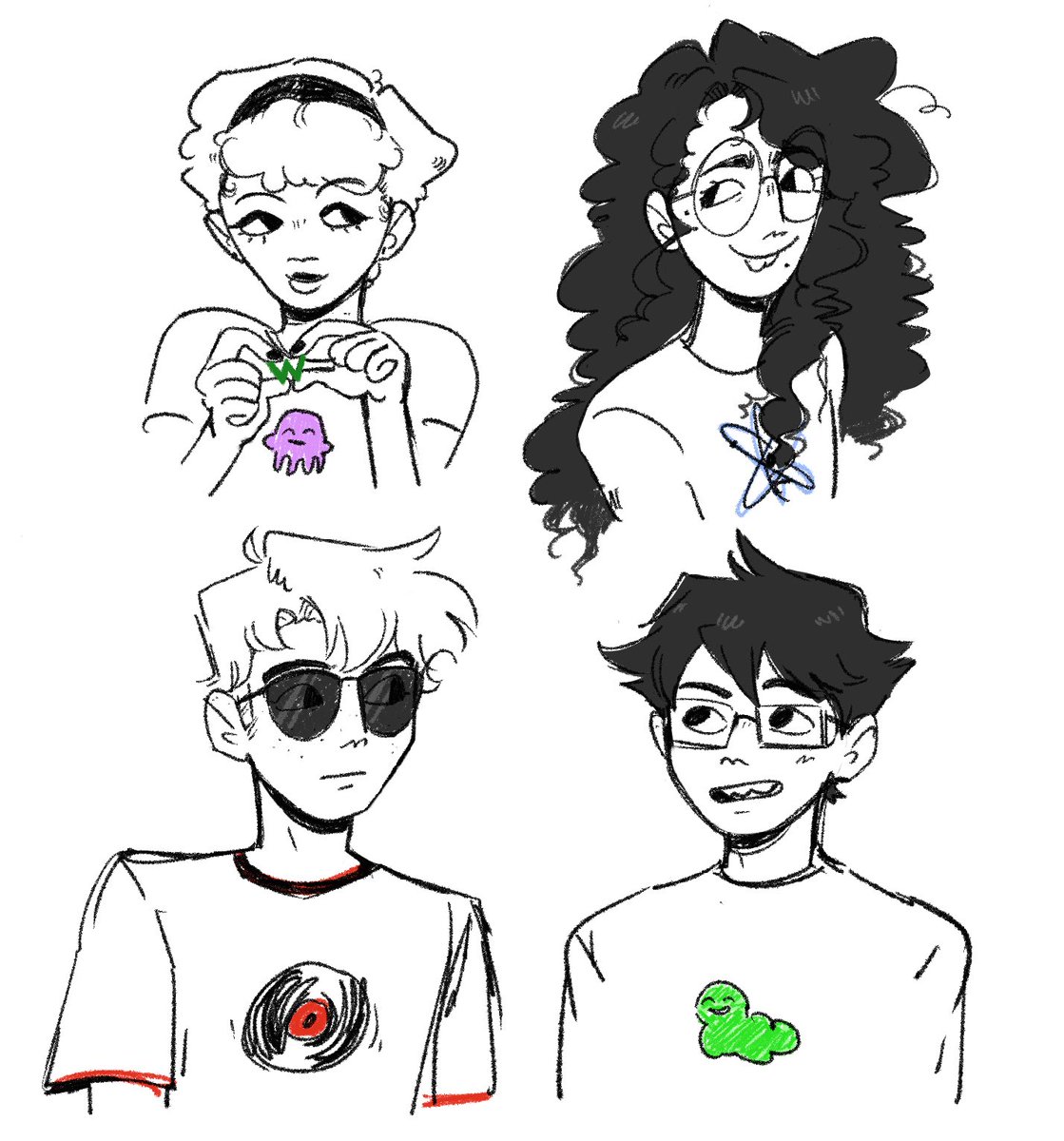 biouxp's tweet image. I feel like at least once a year I have to redraw the beta kids