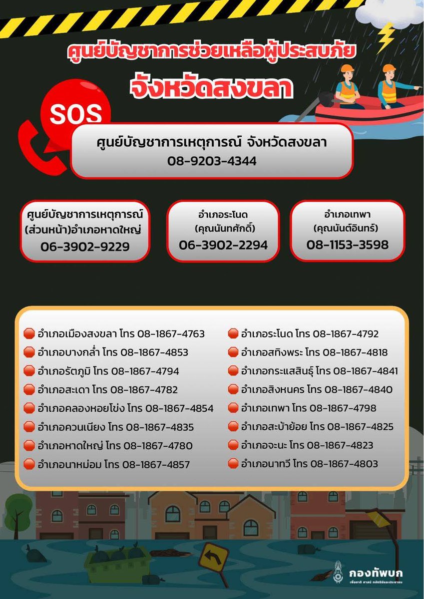 TLEOFFICIALTH's tweet image. ⚠️ Pls RT‼️
ทางเราขอเป็นอีก 1 เสียงส่งต่อความช่วยเหลือให้ทุกคนที่ประสบอยู่กับภัยธรรมชาติในครั้งนี้ได้รับการช่วยเหลืออย่างเร่งด่วนนะคะ🙏🏻

คนใดที่ต้องการความช่วยเหลือให้ทางบ้านช่วยกระจายข่าวแจ้งทาง DM ได้เลยนะคะ 

#น้ำท่วมภาคใต้ #น้ำท่วมหาดใหญ่ #น้ำท่วมสตูล
