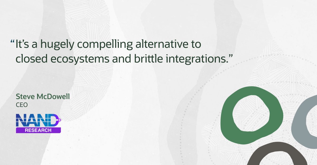 OracleExadata's tweet image. Steve McDowell of NAND Research views Autonomous AI Lakehouse as a powerful way to bring AI to your data—across clouds or on-premises—with Apache Iceberg open table formats, delivering flexibility and data portability. Discover its benefits: social.ora.cl/601379inc