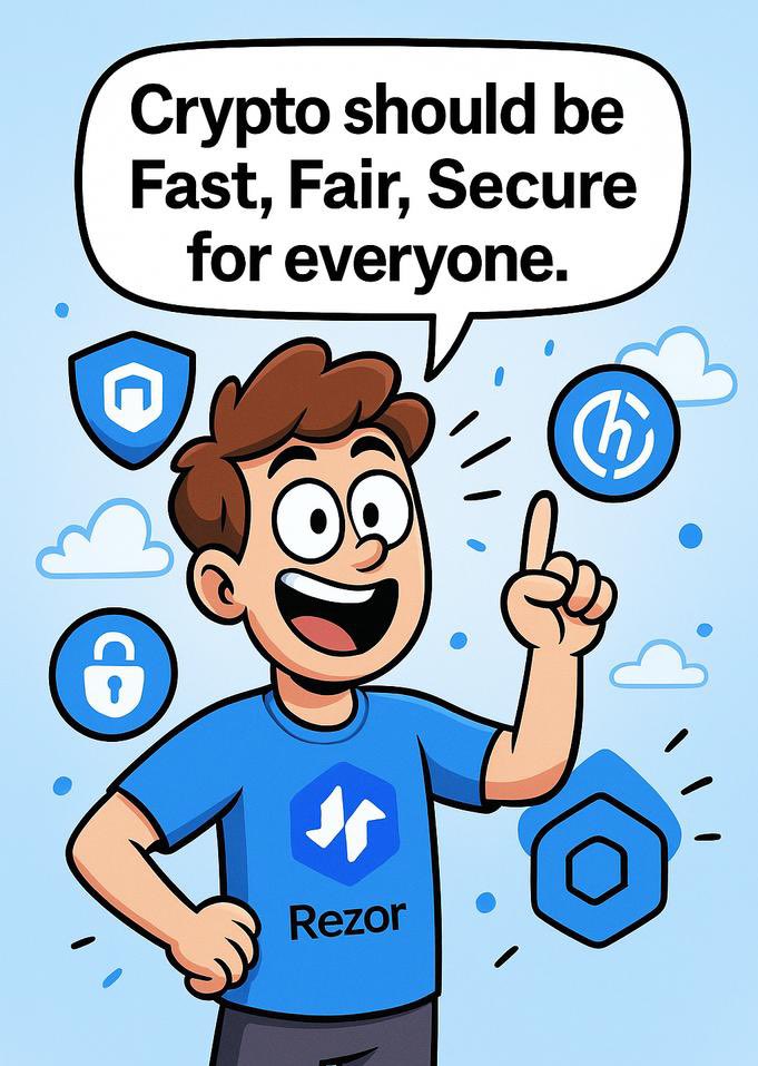 Crypto_Jayone's tweet image. Crypto should be simple, fast, and secure for everyone.
ReZor is building the ecosystem we’ve always dreamed of: fair fees, robust security, sleek design, and a future made for all.
This is how trust is built in Web3. And ReZor is only getting started 🚀🔥

#ReZor #ReZorEx
