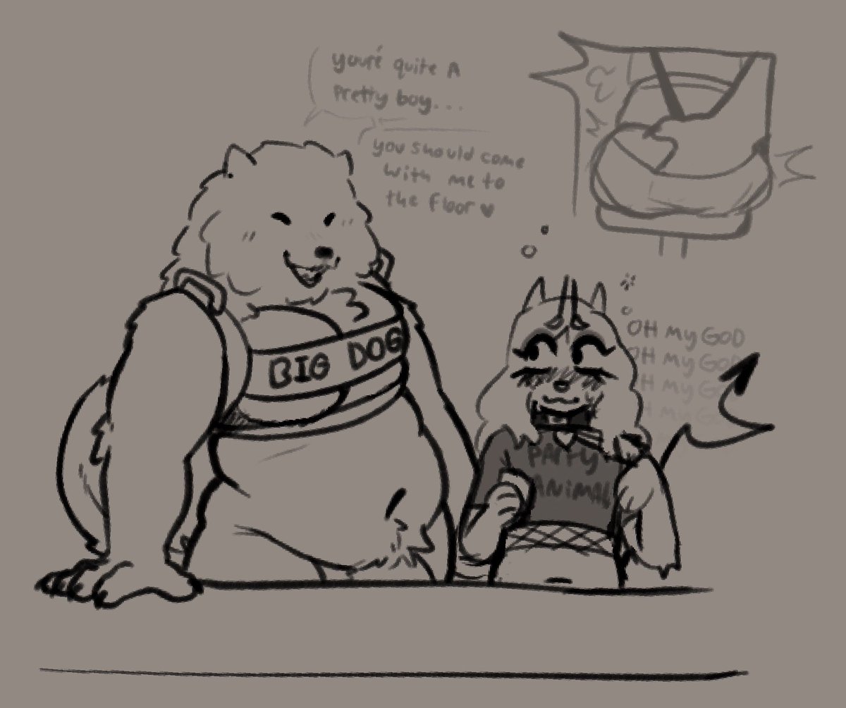 Kaberlici0us's tweet photo. I don't think I ever posted these doodles I did 2 months ago lol

kaber going clubbing gone wrong gone sexual https://t.co/zRNL2FRuY4