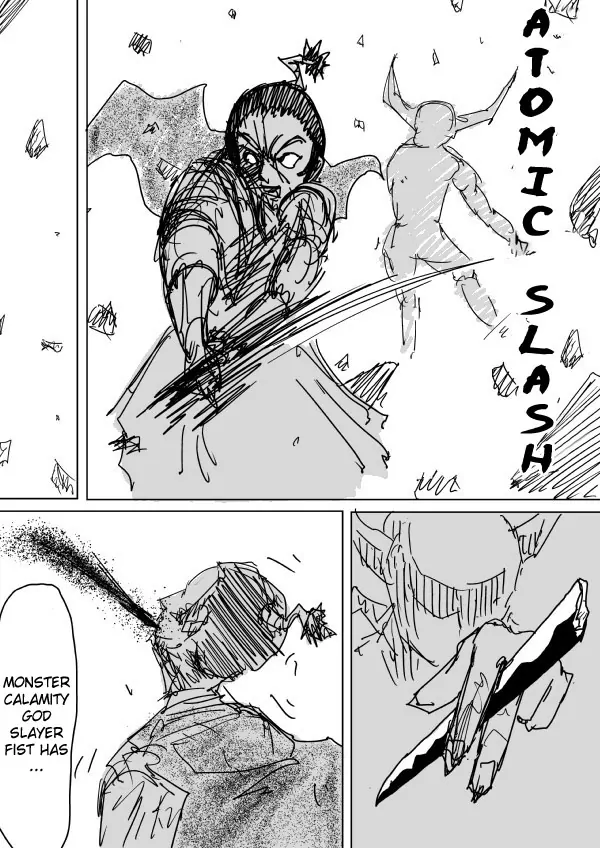 C_U271D's tweet image. Also would like to preface this with how this was masterfully built up by having Garou absolutely dogwalk the S-class heroes looking like a genuine goddamn demon, which perfectly sets up Saitama hilariously and pathetically humbling him.