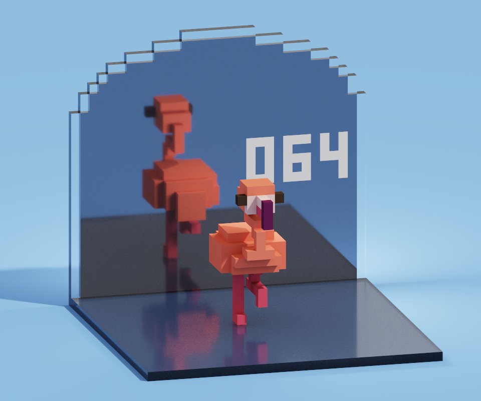 フラミンゴ 064/100