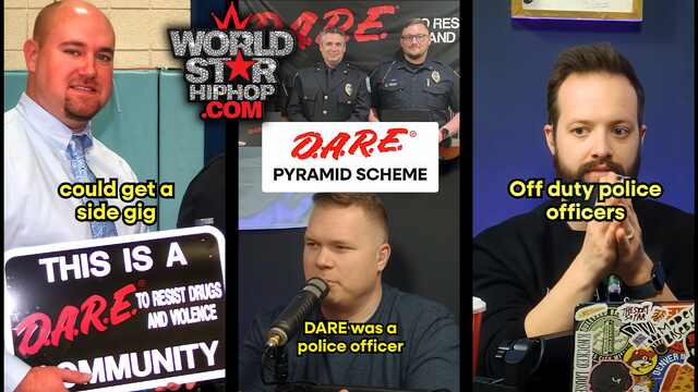 sashajerz's tweet image. Wild Claims Say The D.A.R.E. Program Was Actually A Pyramid Scheme For Cops To Make Extra Money! worldstar.com/videos/wshh5f3…