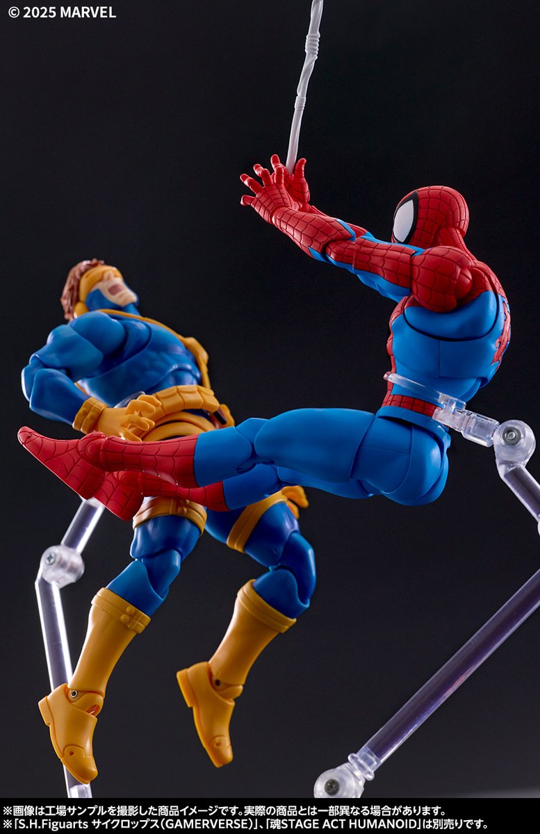 t_features's tweet image. 魂ブログ更新：一味違うフィギュア体験！11/29発売開始 S.H.Figuarts『GAMERVERSE』シリーズ徹底解説
tamashiiweb.com/tn_blog/210/

「サイクロップス」と「スパイダーマン」の2体を撮りおろしを交えてご紹介！第3弾「ウルヴァリン」の続報にもご期待ください!!
#t_shf #MARVEL #GAMERVERSE