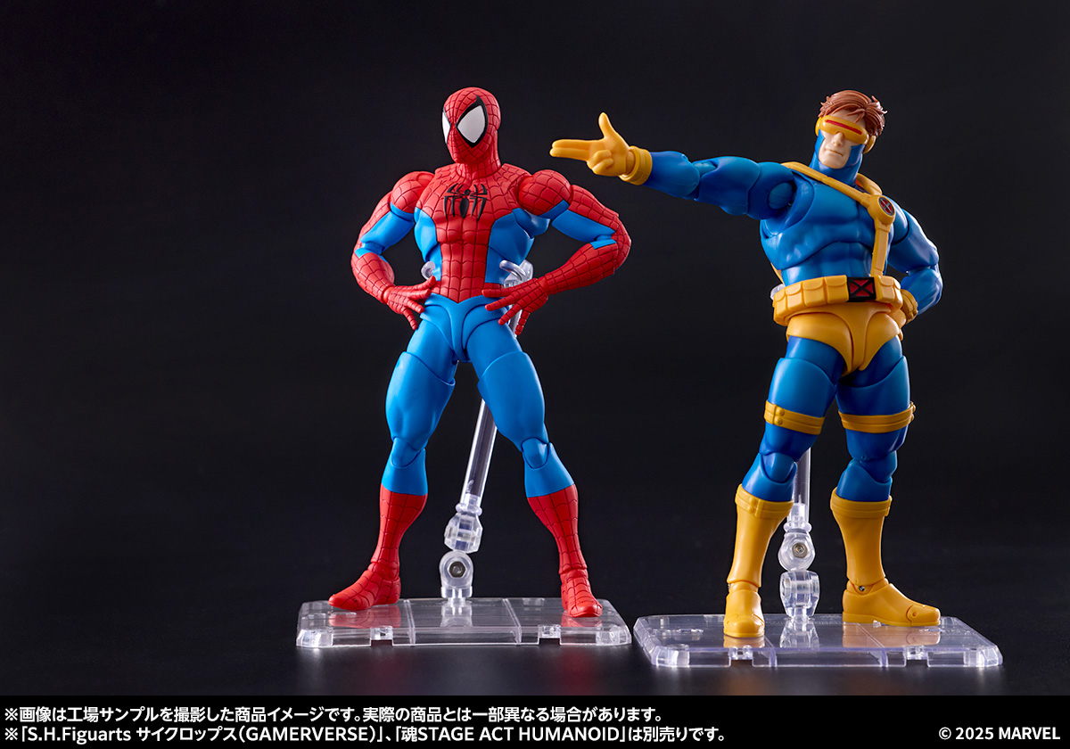 t_features's tweet image. 魂ブログ更新：一味違うフィギュア体験！11/29発売開始 S.H.Figuarts『GAMERVERSE』シリーズ徹底解説
tamashiiweb.com/tn_blog/210/

「サイクロップス」と「スパイダーマン」の2体を撮りおろしを交えてご紹介！第3弾「ウルヴァリン」の続報にもご期待ください!!
#t_shf #MARVEL #GAMERVERSE