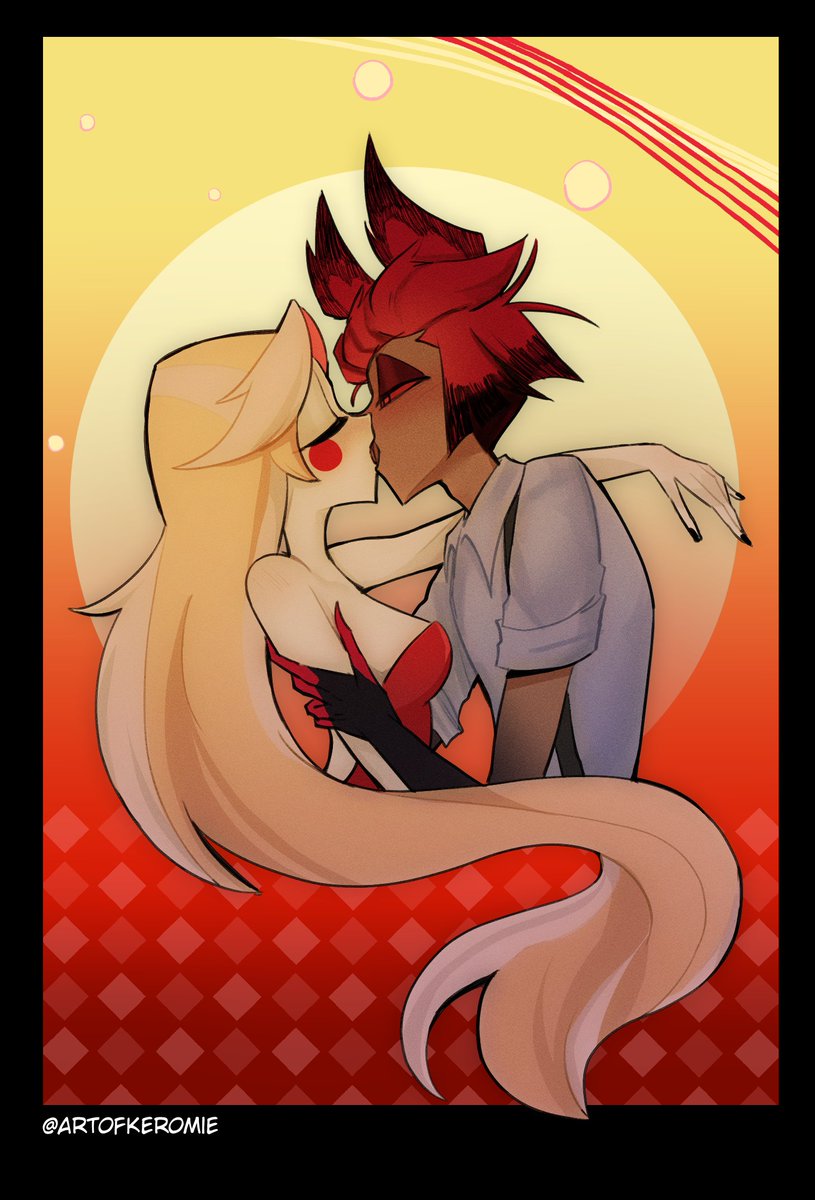 ArtOfKeromie's tweet image. Party 🌈❤️🦌 
#charlastor #radiobelle #hazbinhotelfanart #hazbinhotel