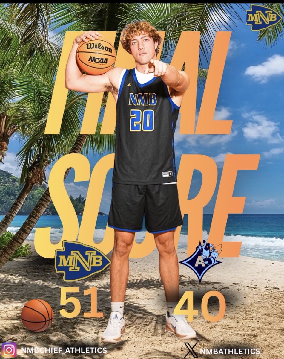 nmbbasketball's tweet image. Grind it out win in round 2. 

Fr. Caden Bass led with 26pts 11-14 FTs
@PrimereLewis with 10 huge points
Fr. Mason Walker added 7pts