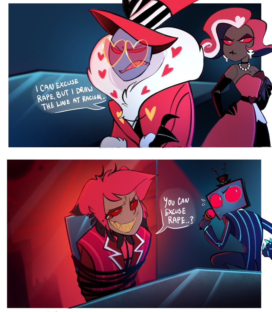 kadeywadey10's tweet image. This meme is all i could think of during Bad With Us
#hazbinhotel #thevees