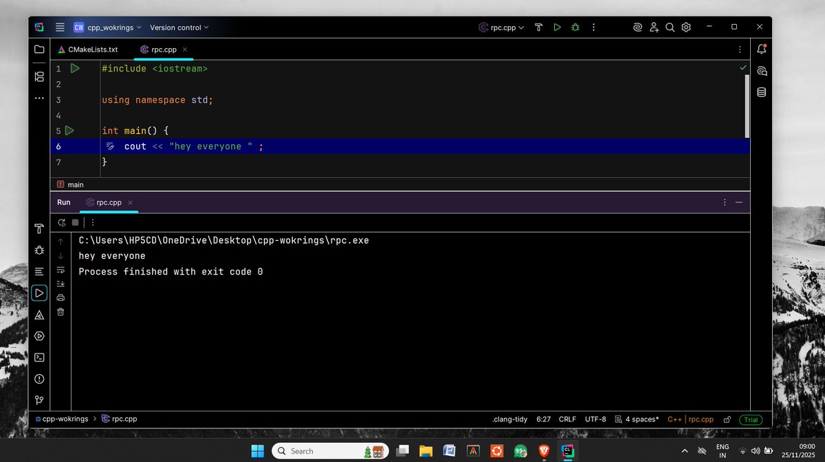 _sarthak_buddy's tweet photo. today i am going to make a rock-paper-scissor game in c++ 
#cpp #programming #codeproject https://t.co/akk4S1qs3i