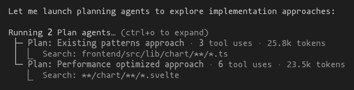 DGNSREKT's tweet image. Whoa. Two #claudecode  plan agents at the same time.