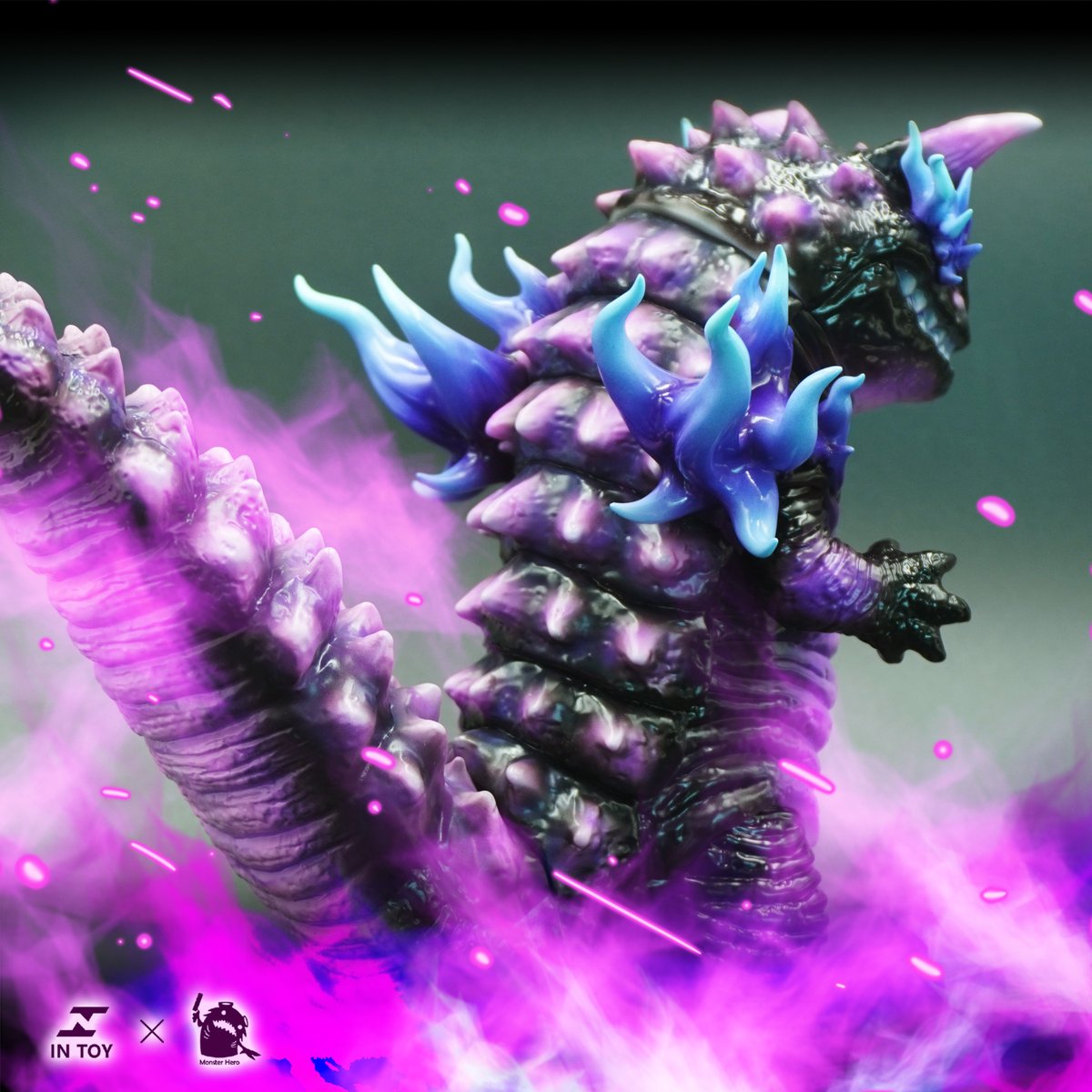 Toy・Cargo| Gecko Monster Flame Purple ver. □サイズ：19センチ