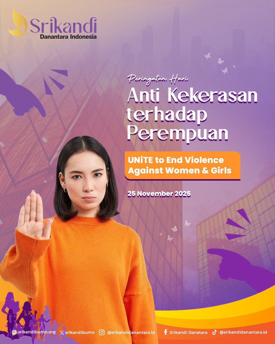 Kekerasan terhadap perempuan masih sering terjadi di lingkungan kerja dan dunia digital. Tahun 2025, kampanye global UNiTE fokus pada isu ini sebagai bentuk kekerasan yang paling cepat berkembang. Ayo, ikut bersuara bersama untuk ciptakan lingkungan yang aman bagi perempuan.