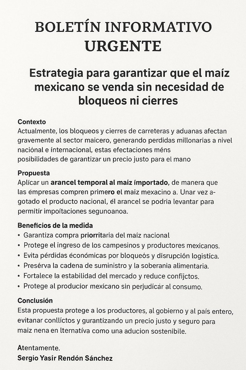 syrs_87's tweet photo. @Claudiashein @GobMX @SEGOB_mx @SADER_mx @SEGALMEX @SEMARNAT_mx @CONABIO @INPI @INIFAP @SEDATU @CONAFOR @CONAGUA @CNC_Campesina @UNTA_Mex @CODUC_MX @ANTORCHA_Mex @COCyP_MX @UCD_Mexico @Radio_Formula @wradiomexico @El_Universal_Mx @Reforma @LaJornada @Milenio @AristeguiOnline https://t.co/Ho3mmJQsXf