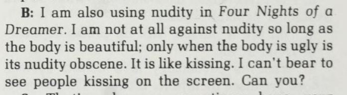 ShellSounds's tweet image. Never taking a shower again to not upset Robert Bresson