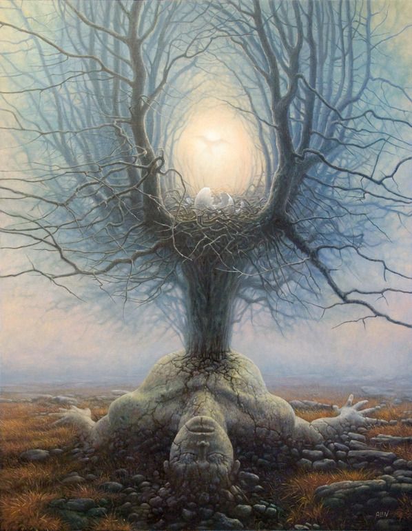 TheTwinPowers's tweet image. Enlightenment is attained by letting go of ALL personal desires. Figuratively, It can be viewed as the surrender of personal will to Universal Will, the &quot;death of ego&quot; &amp;amp; end of &quot;the Self&quot;.

#esoteric #Ego
#enlightenment
#awakening #Spiritual

Art by Tomasz Alen Kopera
Sacrifice