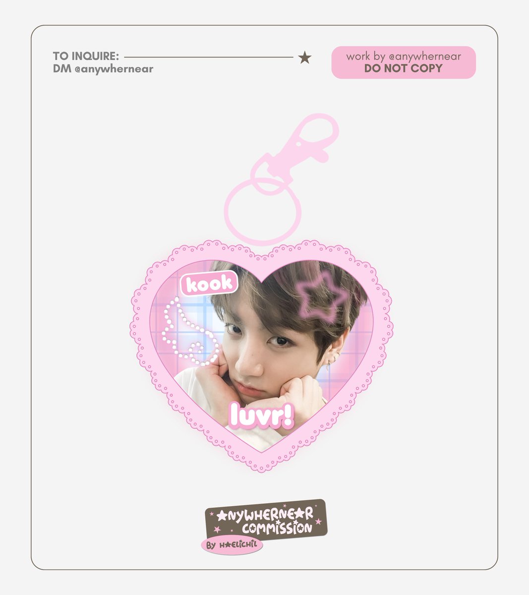 anywhernear's tweet image. KEYCHAIN DESIGN - 💮   

open for digital graphic designs : rush (OPEN) and non rush     

#designcommission #kpopcommission #kpopdesign lf clients kpop design service commission designer layout concert freebies giveaway cse event #디자인커미션