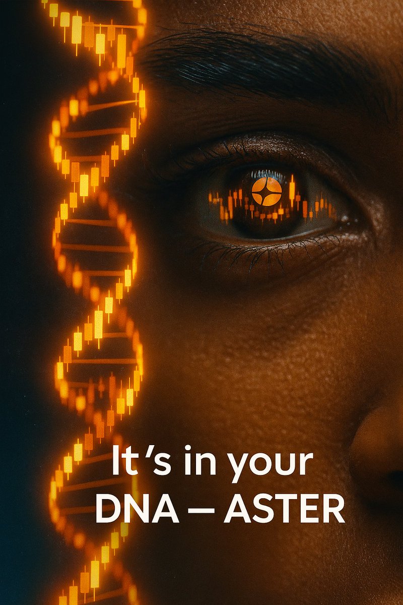 Some things aren’t learned…
they’re embedded in you.
⚡️ It’s in your DNA — $ASTER.
A new generation of traders. A new chain. A new instinct.