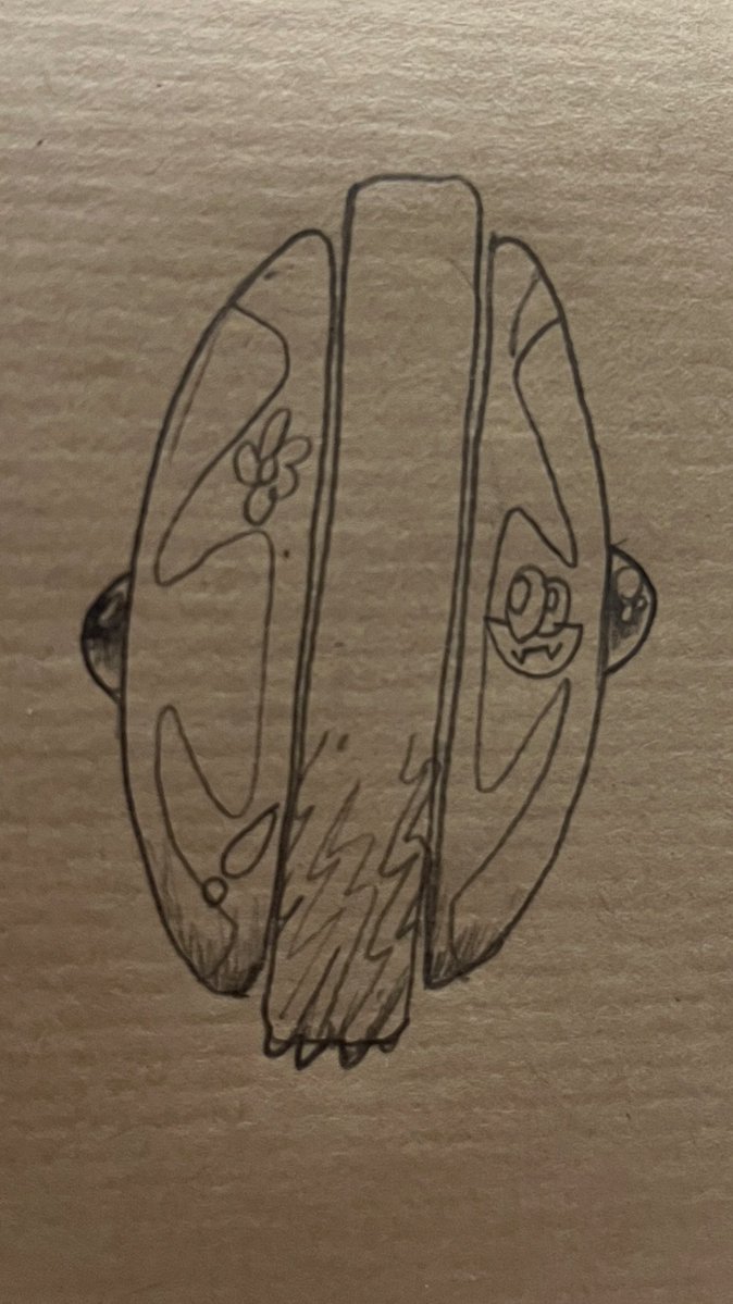 7racker's tweet image. Bodyguard rolly-bot non-humanoid robot 

A pink airless tire with mangojis &amp;amp; psyflower prints. Taseriffic ⚡️