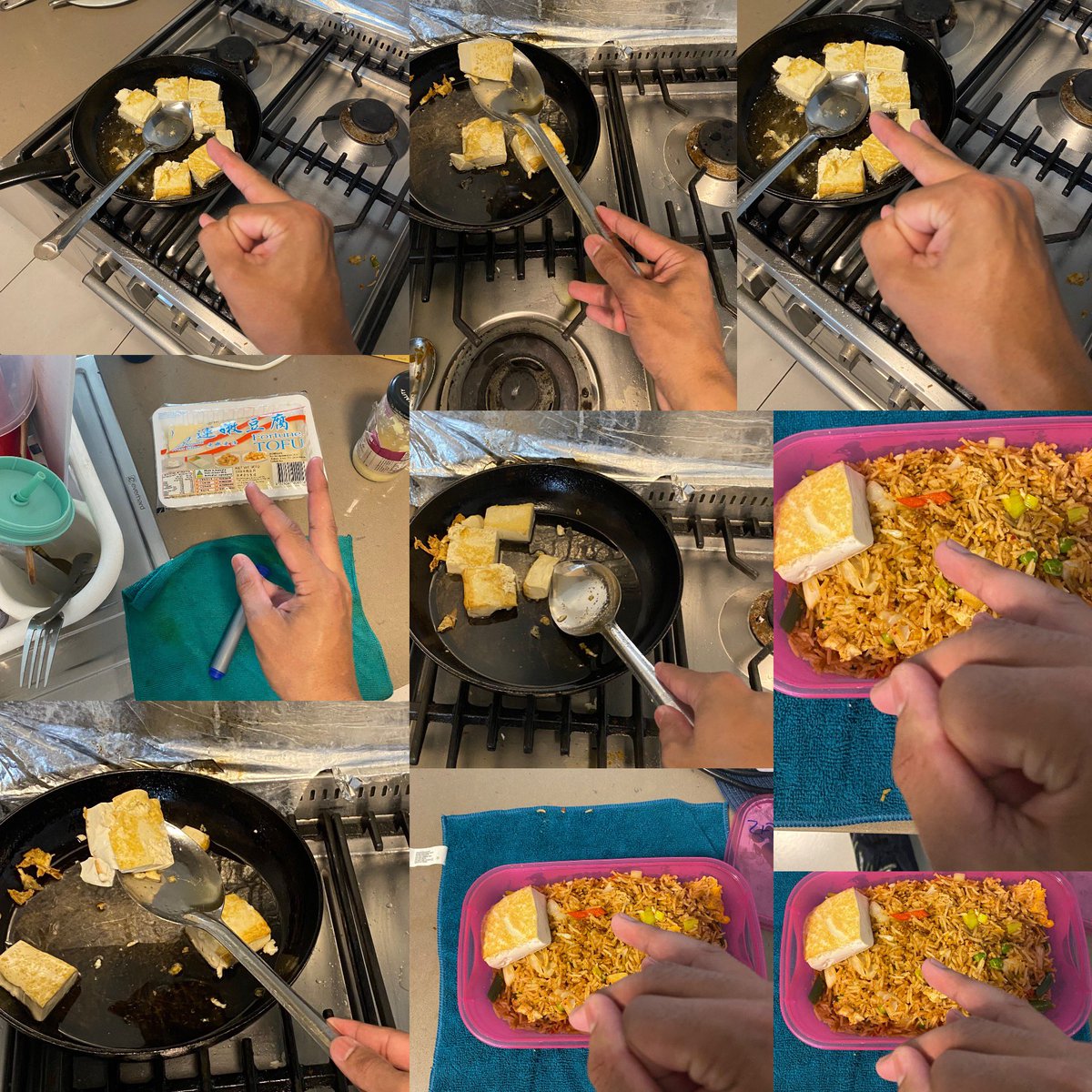 SinghZeldon's tweet image. Seafood Fried Rice With Shallots, Red Onion, Eggs, Mushroom Sauce N Tofu.

Nutrition SituationZ.

🧠😶‍🌫️🍳

#zeldonsingh
#zeecooking
#mealpreparation
#finedining