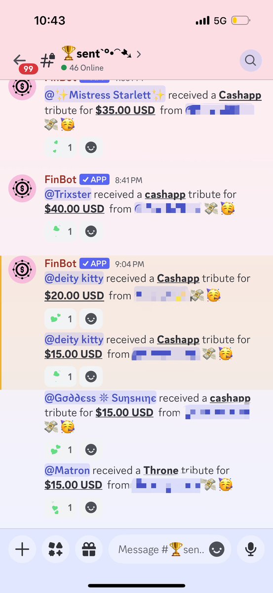 all4kitty's tweet image. the sends channel in @Fat_Findom is popping off tonight… this isn’t even all of them 🥵 💵 ✨ 

i know im giving you fomo by posting this. join Us, and let Us have our way with you! 🏧 🙇🏼‍♂️