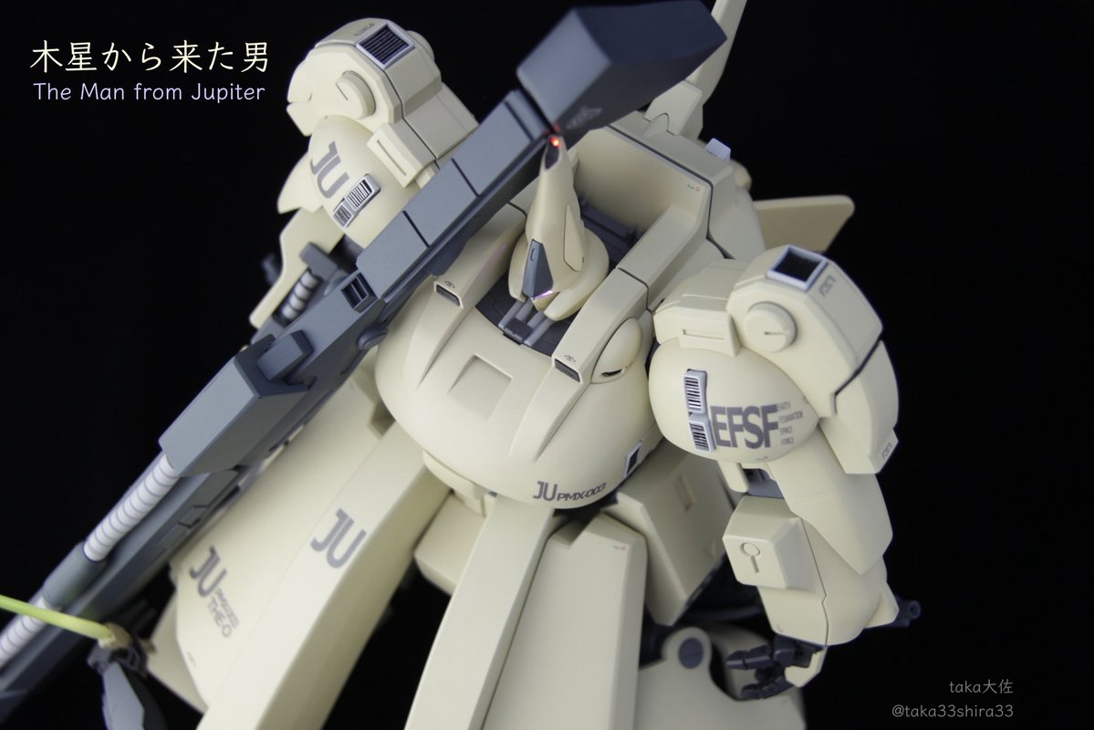 taka33shira33's tweet image. #オラザク
各賞受賞の皆様おめでとうございます🎉

えーと自分ですが、
「木星から来た男」
MG 1/100 PMX-003 THE-O
今回は残念ながら一次通過ならず🥺

ただ、
自分の課題も沢山見えたし、…