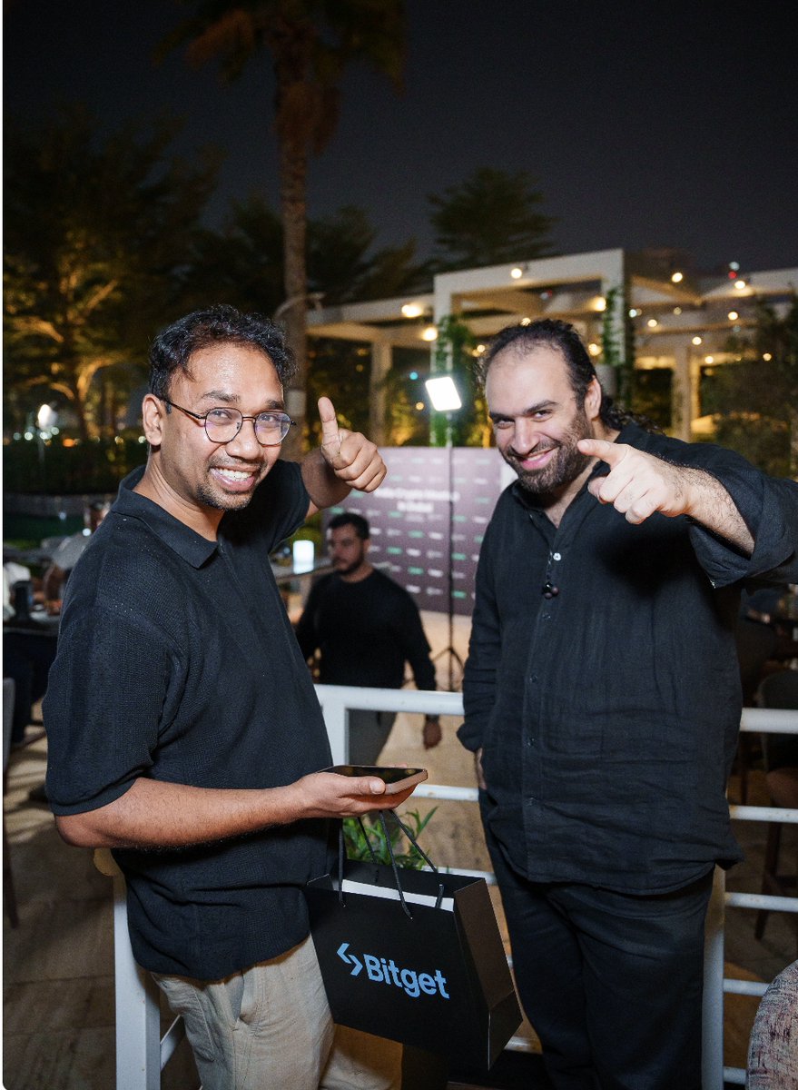 bitget's tweet image. Dubai, you showed up.

Our crypto meetup brought smart minds, bold ideas, and real community energy.

Big thanks to everyone who joined. To the next one!

#EventWithBitget