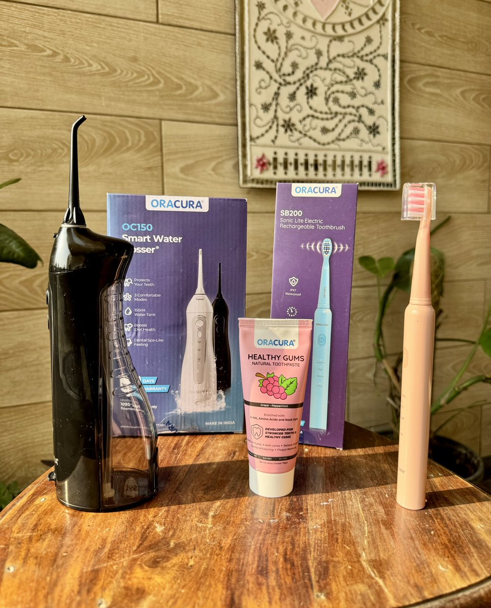 Thank you so much <a href="/SagarAwatade/">Sagar Awatade</a>, received my gift hamper.  The products look amazing.

The toothpaste flavour is superb and fresh. 

 (wife was already using oracura floss). 

More power to you, cheers.