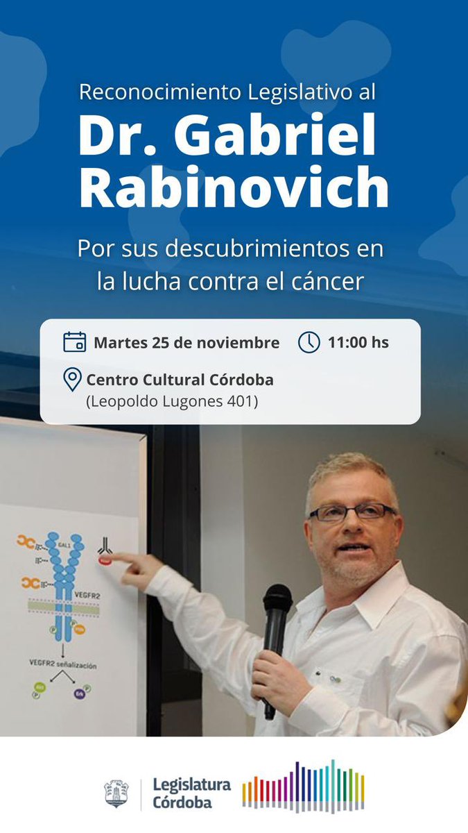Muy feliz y orgulloso de recibir este reconocimiento de la Legislatura de mi querida Córdoba natal . Muchas gracias <a href="/ArielaSzpanin/">Ariela Szpanin</a> por tanto cariño, apoyo y compromiso