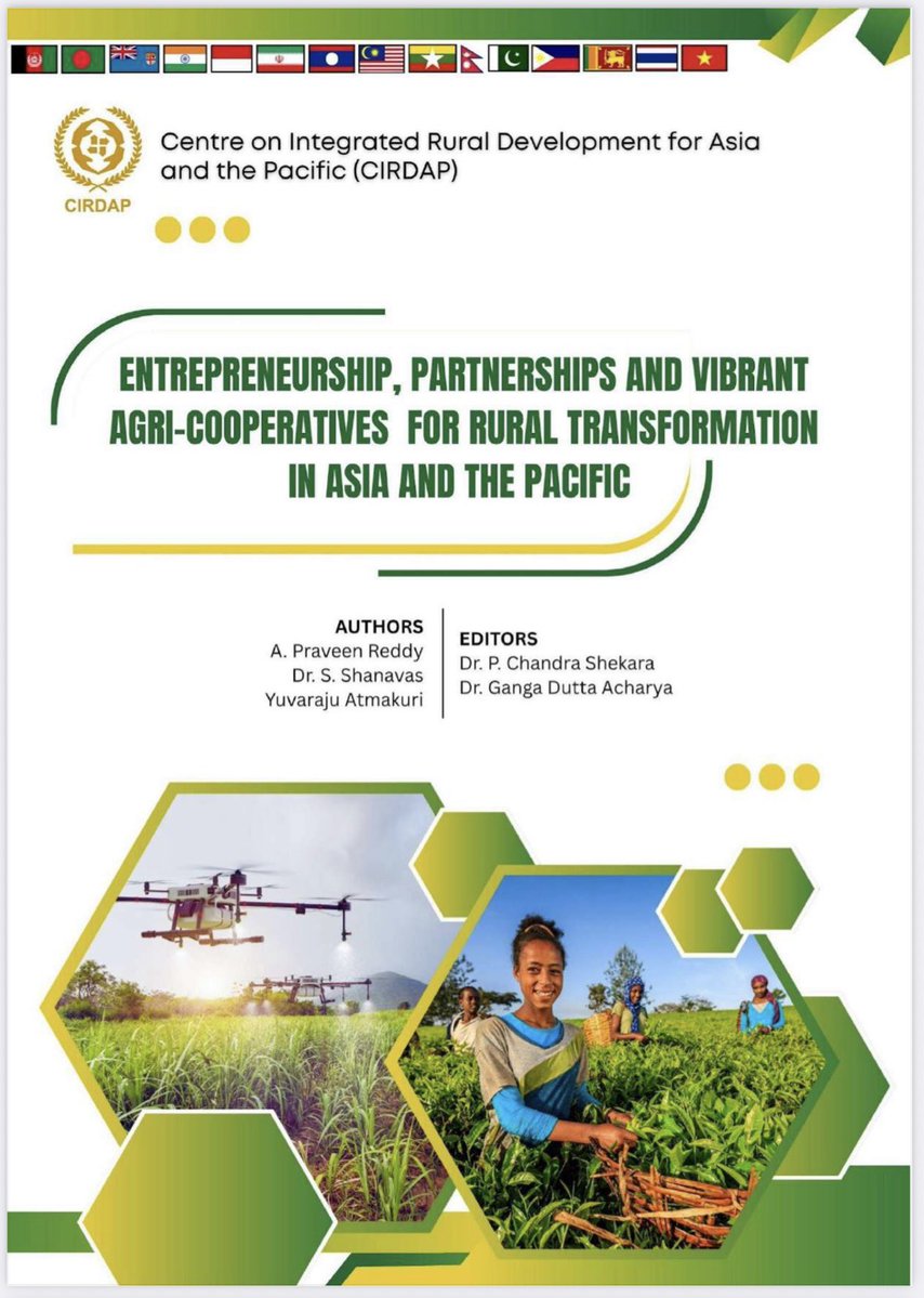 cirdap79's tweet image. CIRDAP launches new publication title “Entrepreneurship, Partnerships and Vibrant Agri-Cooperatives” 📘 Highlighting startups, cooperatives, and women-led enterprises driving rural transformation. 
#CIRDAP #NEDAC #RuralDevelopment #AgriCooperatives
