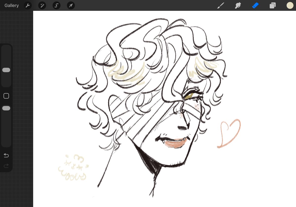 woolygather's tweet image. quick sketch … stubble is like a cherry on top #florianbrand