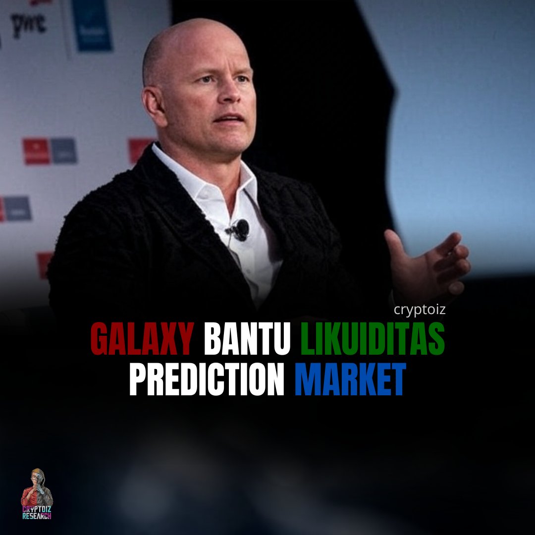 cryptoiz_IDN's tweet image. Bloomberg melaporkan kalau CEO Galaxy Digital, Mike Novogratz, lagi ngobrol serius dengan Polymarket dan Kalshi buat jadi penyedia likuiditas di prediction markets.

Galaxy bahkan disebut sudah mulai uji coba market-making skala kecil dan siap naikin volume. Di sisi lain, Jump…