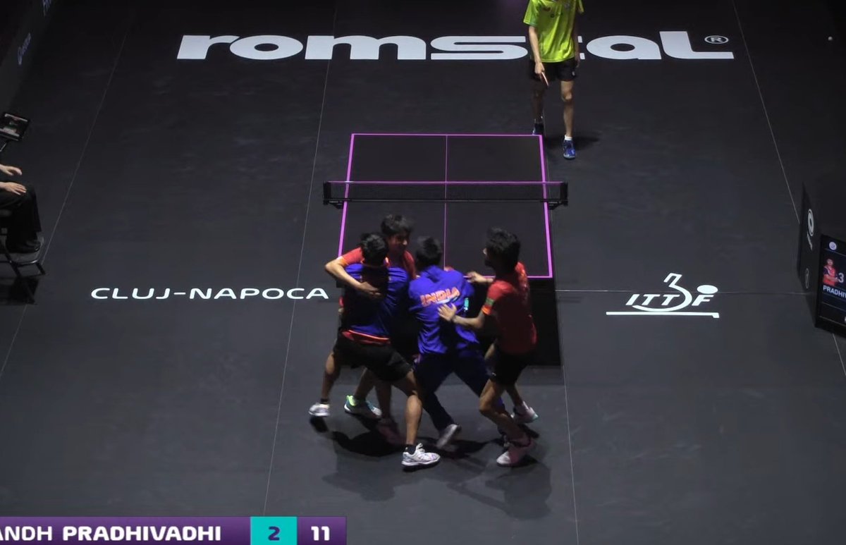 TheKhelIndia's tweet image. THE BOYS DID THE UNBELIEVABLE, FOLKS! 💥

India’s U19 Boys have stunned the mighty Chinese Taipei 3-2 in the SF to storm into the FINAL!

The Trio creates history as the First ever Indian team to reach Finals in ITTF World Youth C&apos;ship

A NEW CHAPTER IN INDIA’S TT STORY 🇮🇳💙