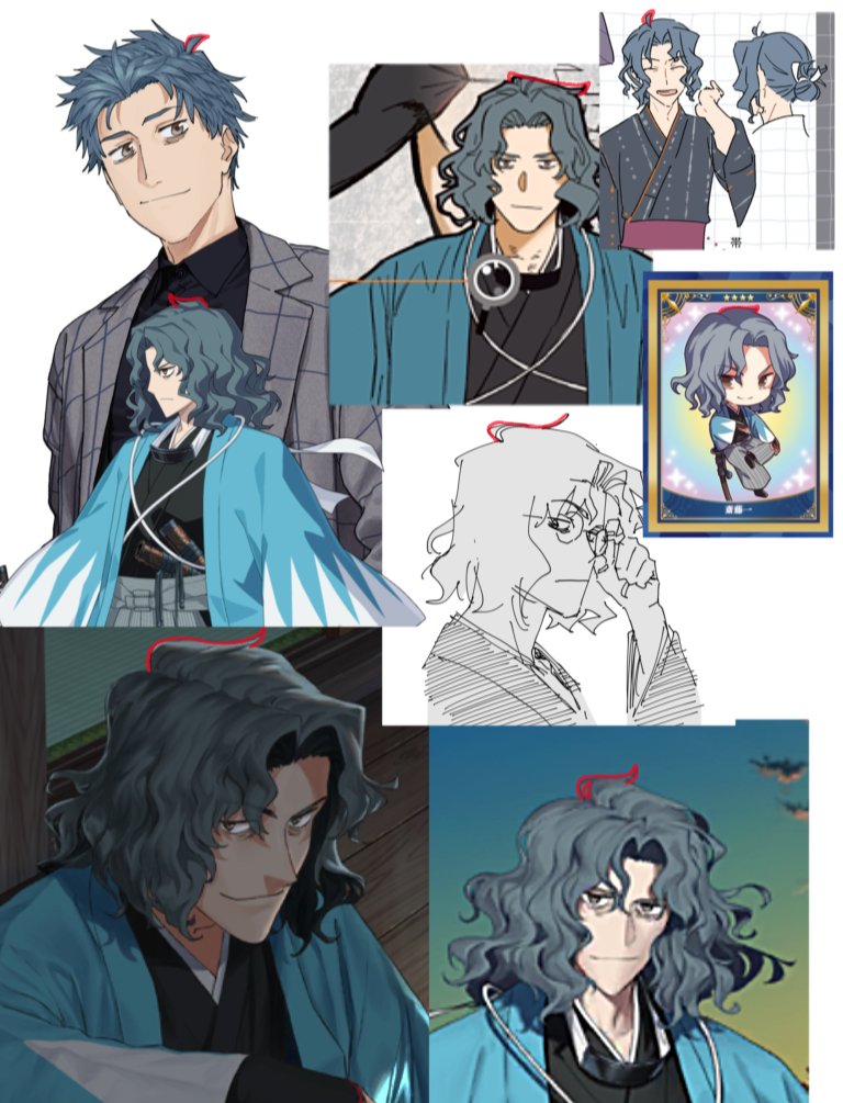 Snarksengumi's tweet image. Guys, question
Does hajimechan have an ahoge or nah?