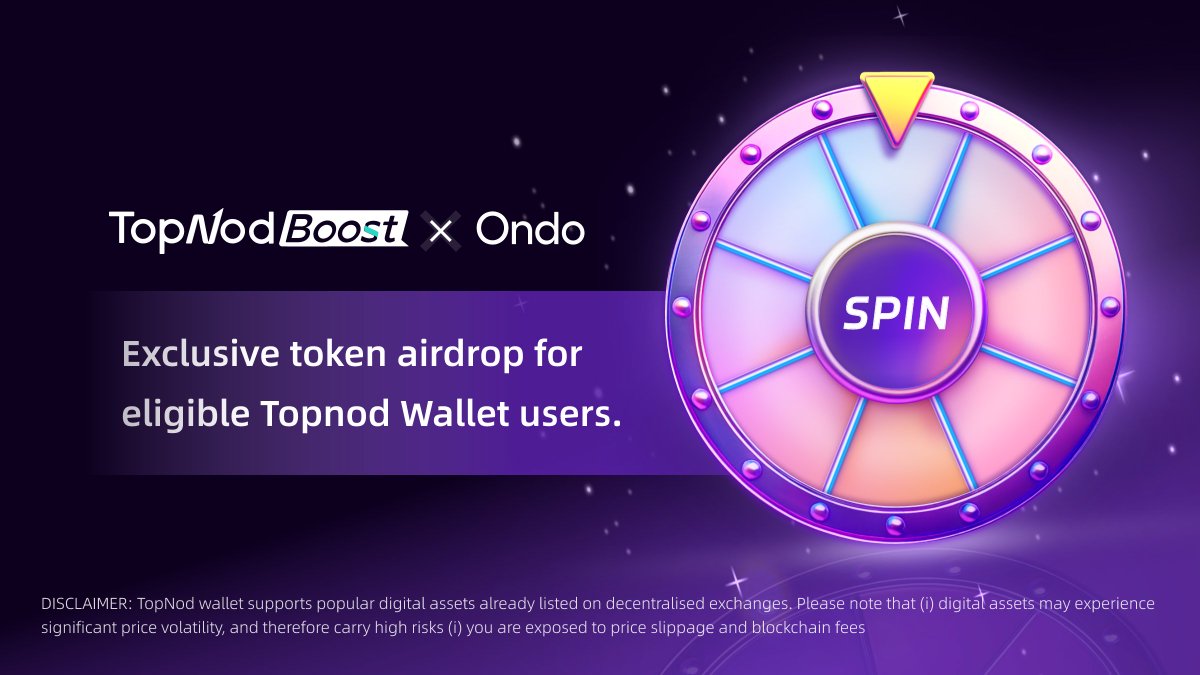 Top_nod's tweet image. To celebrate the launch, our onboarding campaign is now live:

🎁 100,000 USDC up for grabs
🎟️ Trade GM assets &amp;amp; Invite friends → spin the Lucky Wheel

Finance brought On — Download TopNod Wallet at topnod.com and start exploring today! 🌟