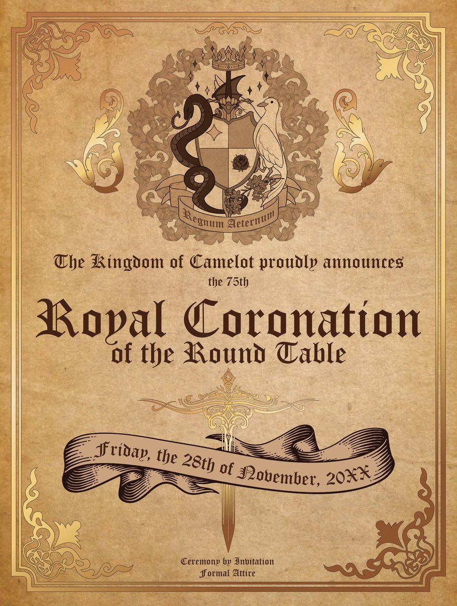 Tune in THIS FRIDAY for a royal coronation you won't soon forget! HUZZAH! ( art: <a href="/NephiDragon/">Neph | 💀💥 guh???</a> )