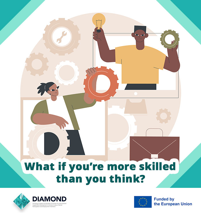 Diamond_Empower's tweet image. Most people underestimate their own skills.
So many strengths come from life: caring, solving problems, adapting, and supporting others.
This is transfer thinking, using what life taught you in new places.
⇒ diamond-empower.eu
#DIAMONDProject #REA #HorizonEU #EUFunded