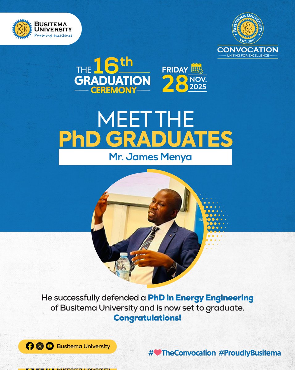 BUSITEMA UNIV. CONVOCATION tweet media