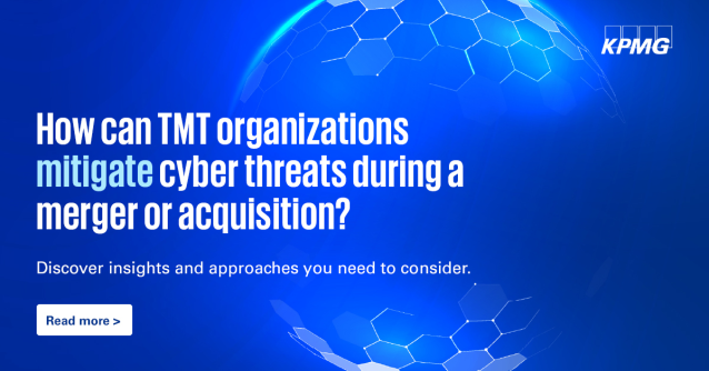 Lockett0531's tweet photo. Navigating the complex landscape of cybersecurity in TMT M&amp;A? KPMG offers comprehensive guidance on due diligence, risk assessment, and regulatory compliance. https://t.co/4BHjpjZniZ https://t.co/GBxRwgLT6E