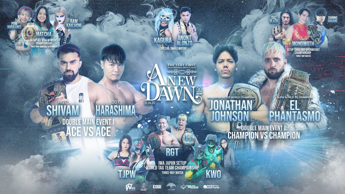 📣 【重要なお知らせ】
ついに――『A NEW DAWN』の大会映像が完成しました！

🇹🇭6:30PM
🇯🇵8:30PM

今週 11月26日（水）20:30（日本時間）、
ついに YouTubeプレミア公開 にて配信決定！
あの熱気、あの歓声、あの瞬間を全国・全世界のみなさんと一緒にもう一度体感しましょう。