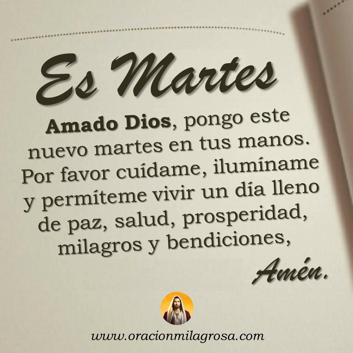 Oración para hoy martes 25 de noviembre 👉 youtu.be/WpXDHbl7Wuo ✨