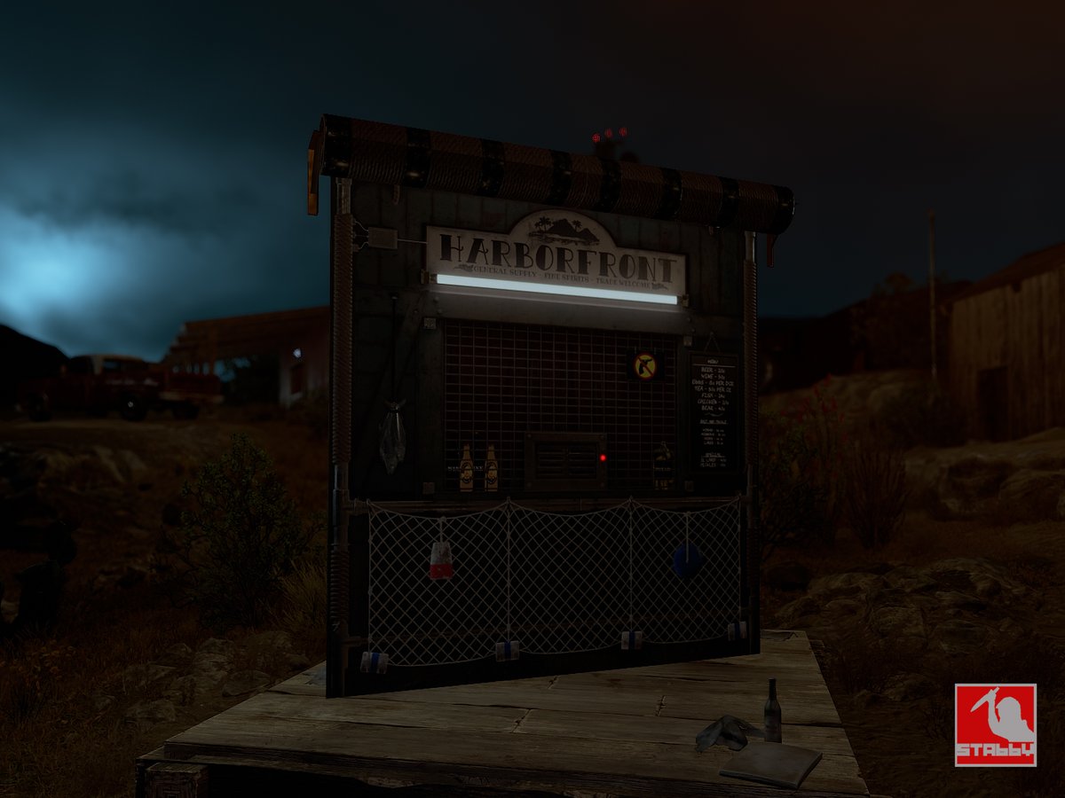 Horrorview's tweet image. New Skin for the Naval Update - Harborfront Shop Garage Door!! Go here and press buttons!! steamcommunity.com/sharedfiles/fi… @playrust @gerrmanman @HedgesnVideos #rustgame #rustskins #RUST