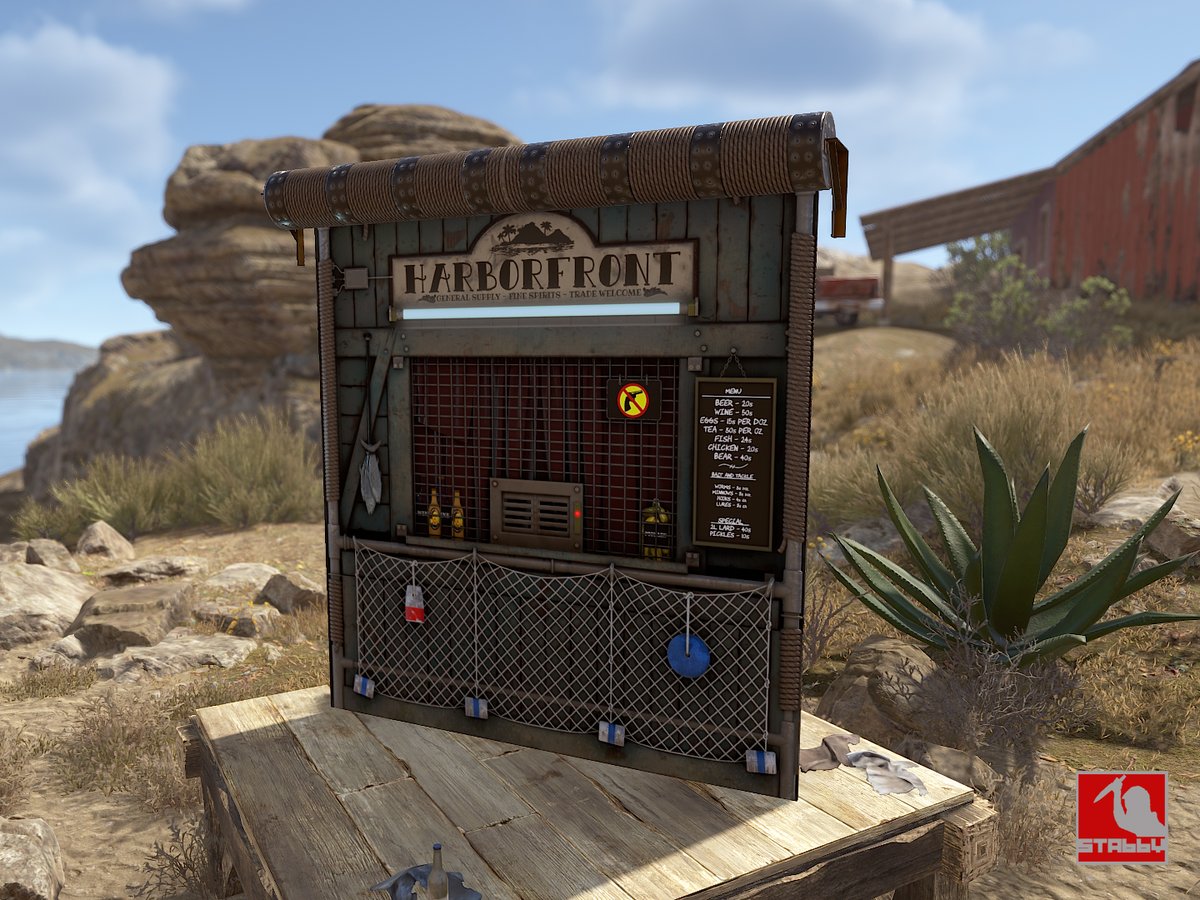 Horrorview's tweet image. New Skin for the Naval Update - Harborfront Shop Garage Door!! Go here and press buttons!! steamcommunity.com/sharedfiles/fi… @playrust @gerrmanman @HedgesnVideos #rustgame #rustskins #RUST